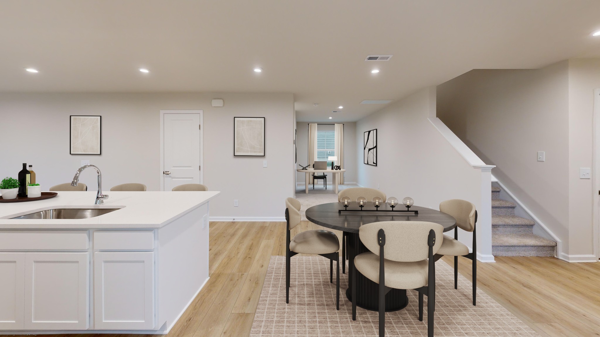 1910 Red Fox Ridge Madison, TN 37115 - Photo 4 of 14 a view of a dining room with furniture and wooden floor