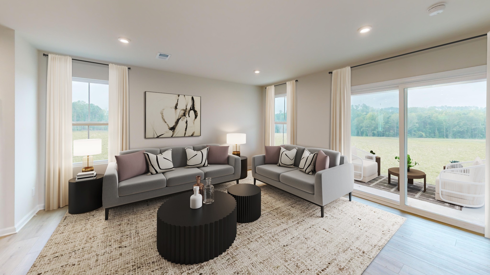 1910 Red Fox Ridge Madison, TN 37115 - Photo 8 of 14 a living room with furniture potted plant and a large window