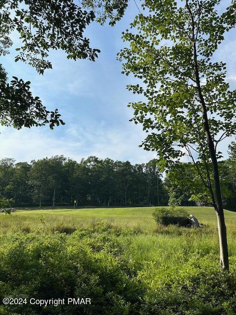 Pebble Beach Drive Hazleton, PA 18202 - Photo 8 of 9 a view of backyard with swimming pool and green space