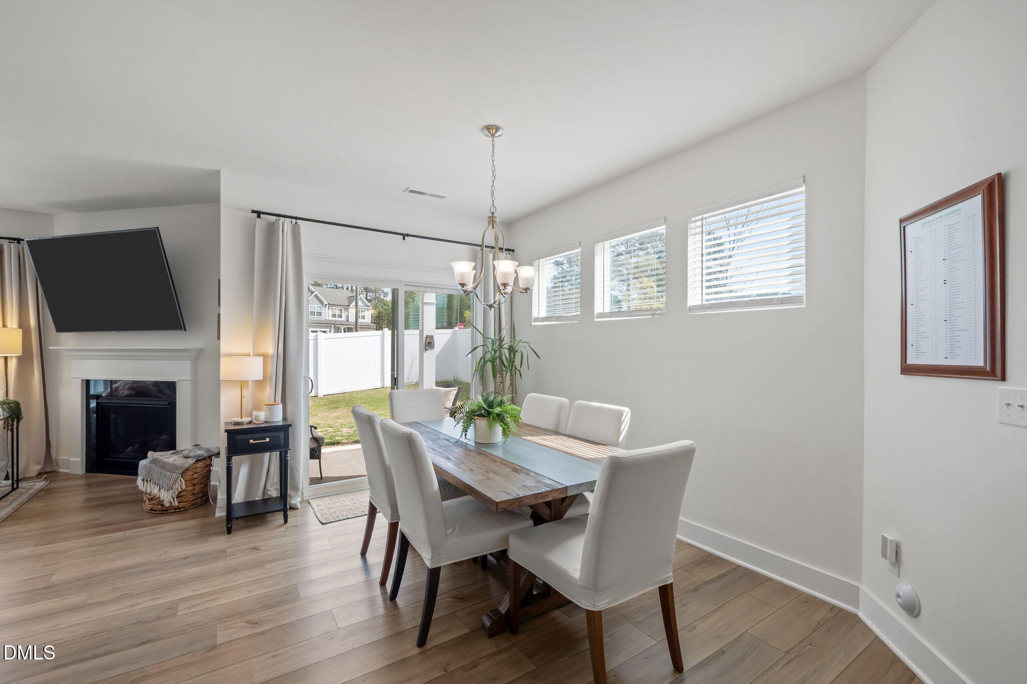 1000 Heartstone Way Durham, NC 27713 - Photo 21 of 43 a view of a dining room with furniture window and wooden floor