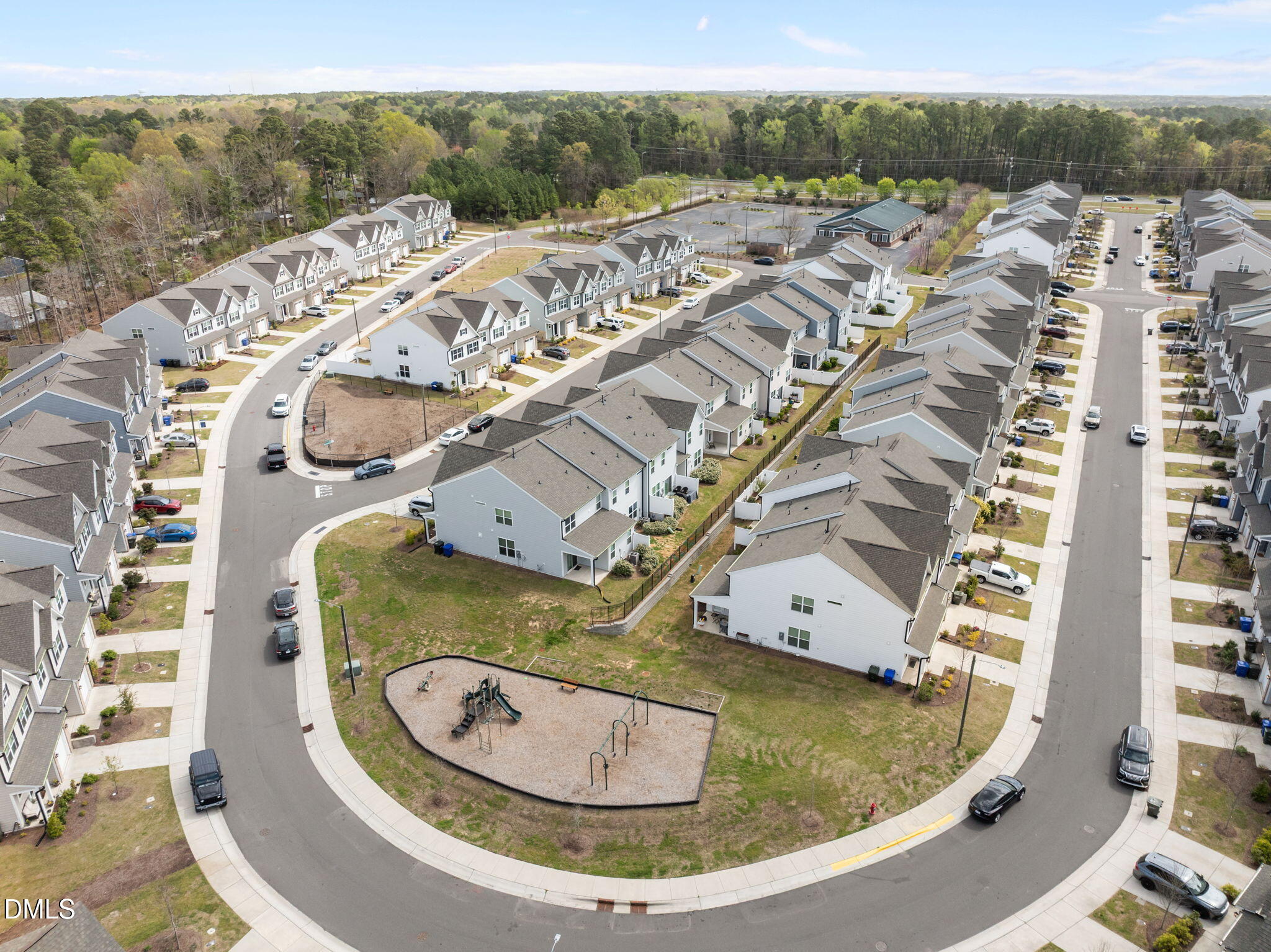 1000 Heartstone Way Durham, NC 27713 - Photo 38 of 43 an aerial view of a house with a yard