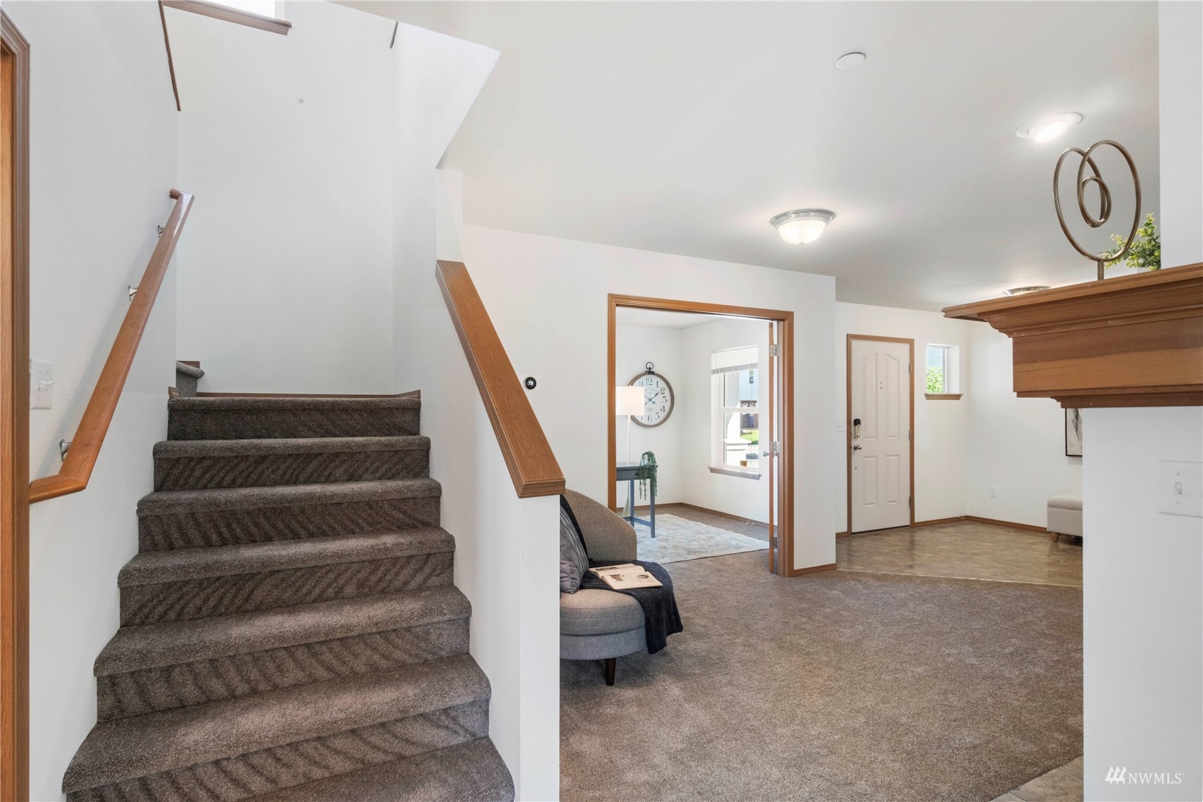 3118 Walker Road DuPont, WA 98327 - Photo 15 of 33 a view of entryway with furniture and wooden floor