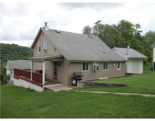 112 Carmichaels Street Rices Landing, PA 15357 - Photo 2 of 15 View. VIEW OF SIDE AND REAR OF HOUSE