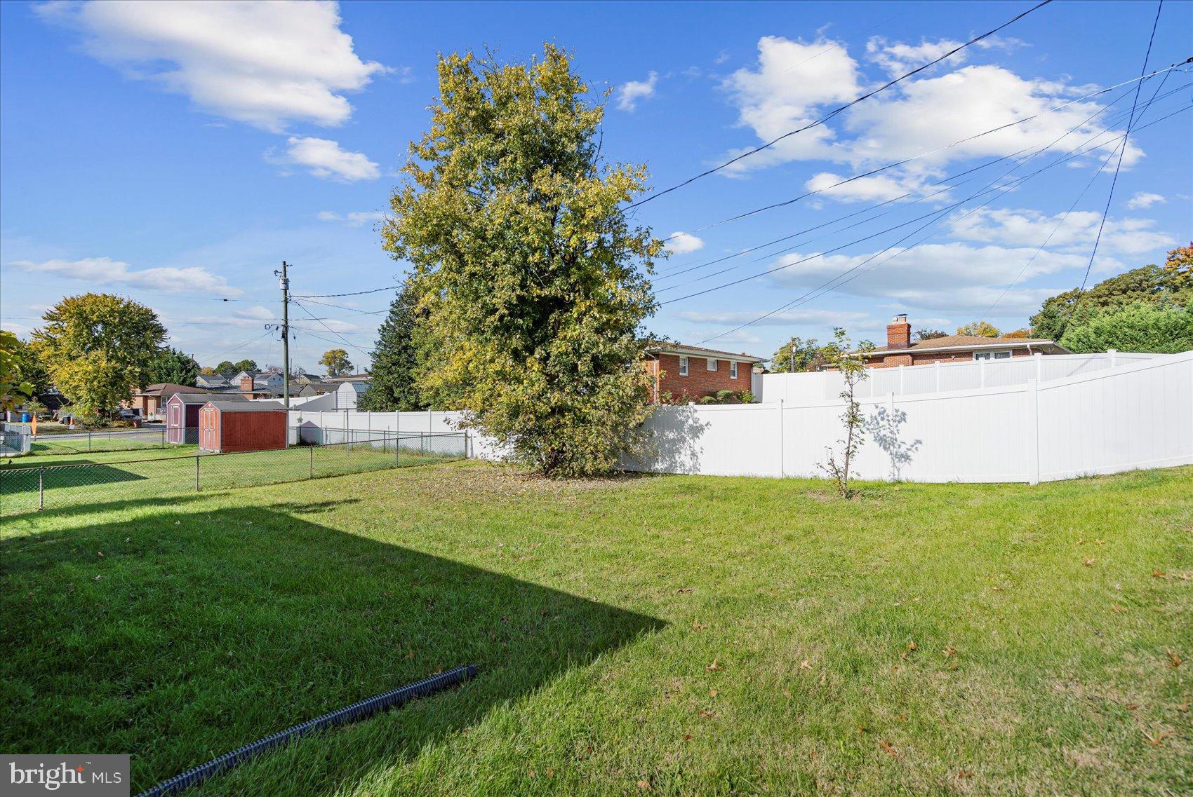 8368 Old Philadelphia Road Baltimore, MD 21237 - Photo 4 of 29 a view of a garden with a building in the background