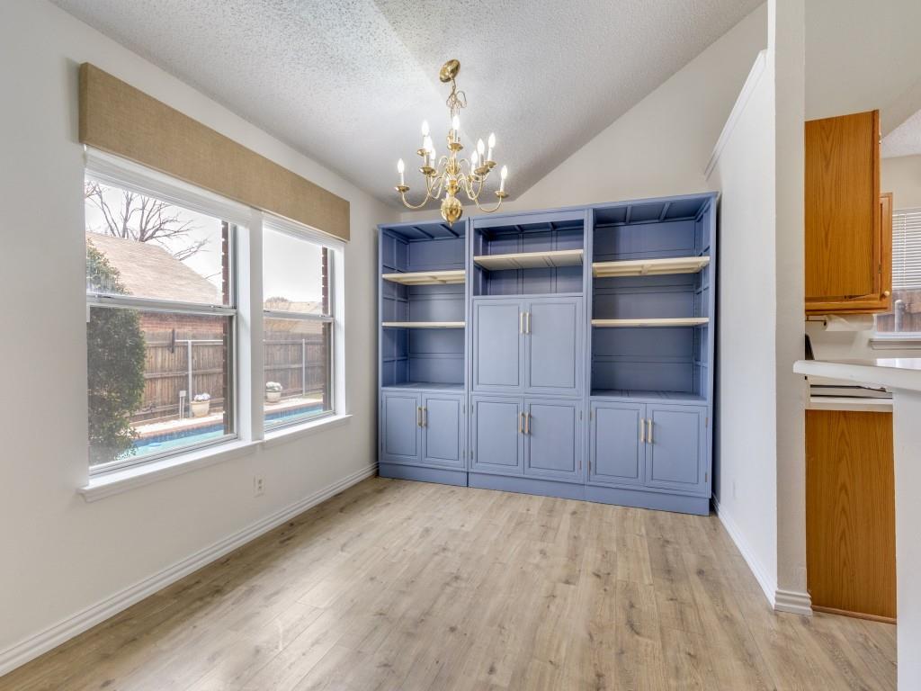 4657 Misty Ridge Drive Fort Worth, TX 76137 - Photo 11 of 25 The dining area is approximately 12 x 10 and has a built-in cabinet !