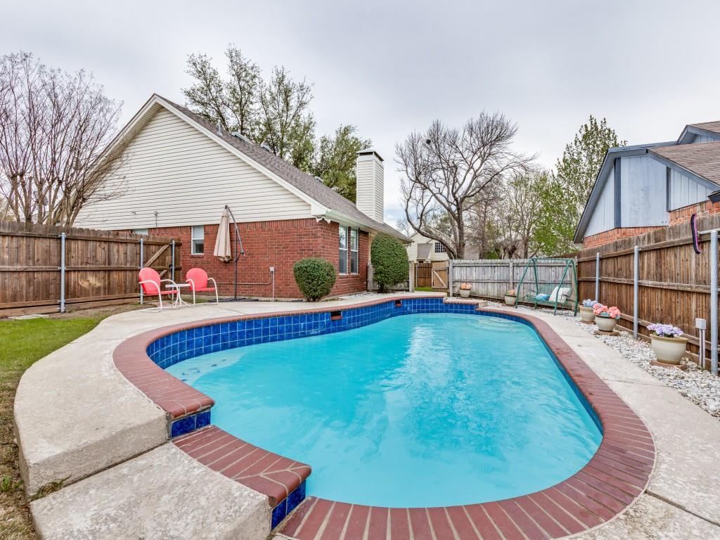 4657 Misty Ridge Drive Fort Worth, TX 76137 - Photo 22 of 25 View #2 of the pool shows additional sitting areas for relaxing !