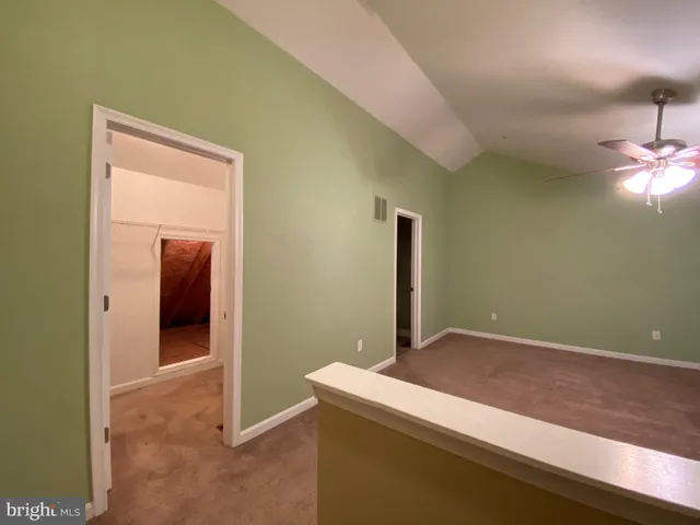 a view of an empty room