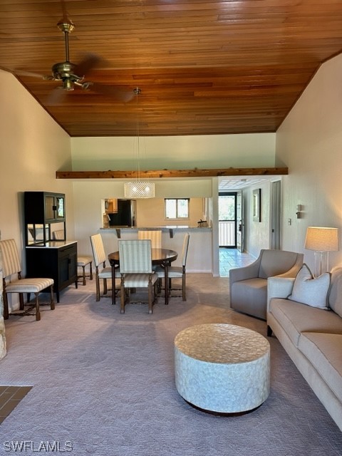 16710 Partridge Place Road, Unit 203 Fort Myers, FL 33908 - Photo 10 of 39 a living room with furniture and a dining table