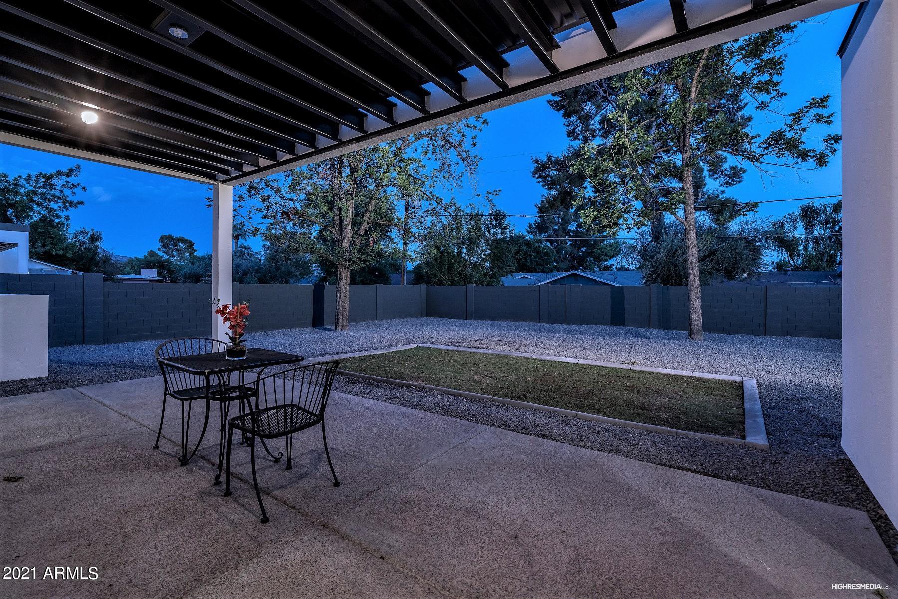 203 East Griswold Road Phoenix, AZ 85020 - Photo 34 of 35 Rear Patio