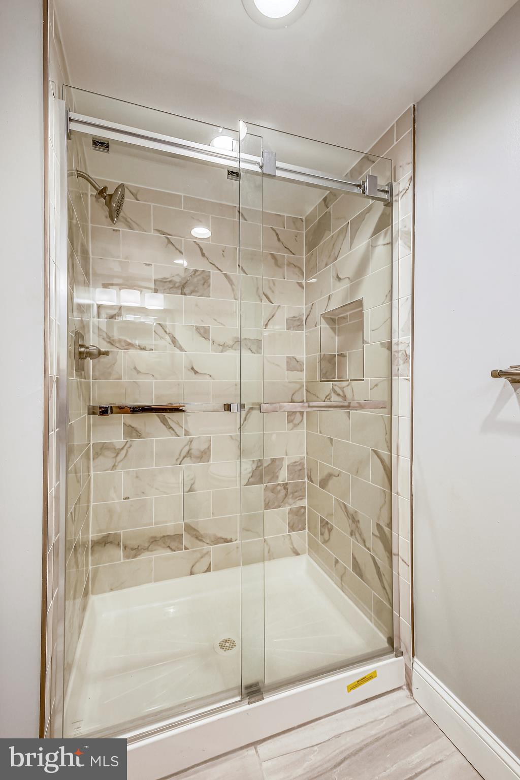 12417 Over Ridge Road Potomac, MD 20854 - Photo 34 of 44 Renovated Shower in Basement Bathroom