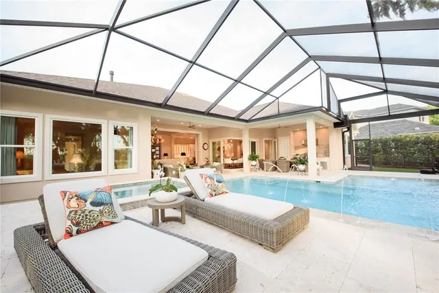 a view of a yard in front of the house