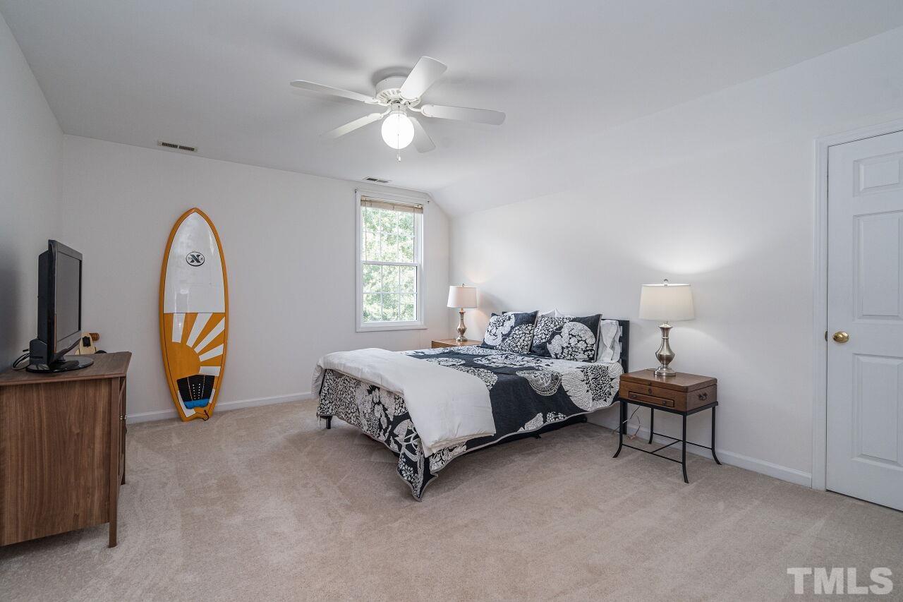 3008 Agent Court Raleigh, NC 27603 - Photo 19 of 28 Another large bedroom! Windows throughout the home were updated in 2020 - 15 in total!