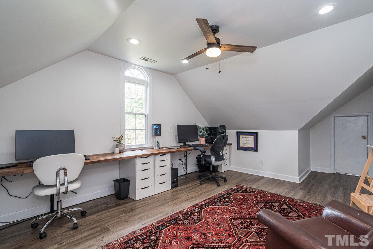 3008 Agent Court Raleigh, NC 27603 - Photo 22 of 28 This useful space received new floors, paint and baseboards in 2020. Former owner finished space. Permits are unknown.