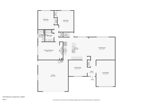 $374,900 | 16213 84th Avenue, Tinley Park, IL 60477