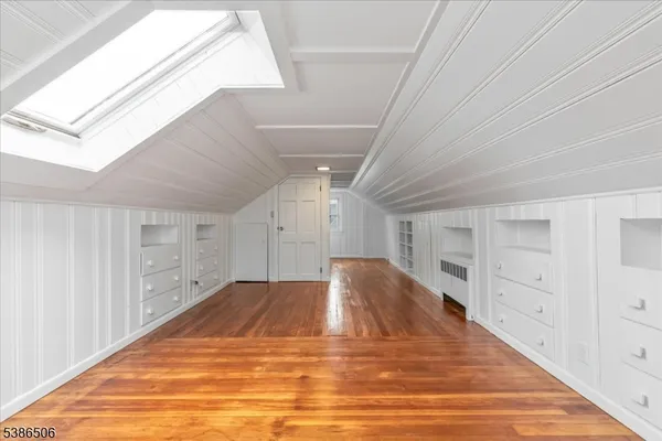 a big room with wooden floor