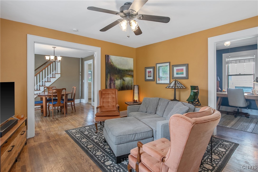 237 Sunstruck Drive Syracuse, NY 13206 - Photo 6 of 39 Living Room Looking into The Dining Room and Offic