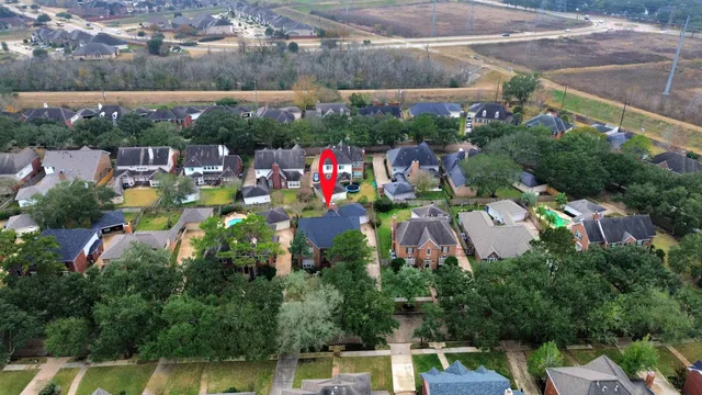 a view of yard with swimming pool and outdoor seating