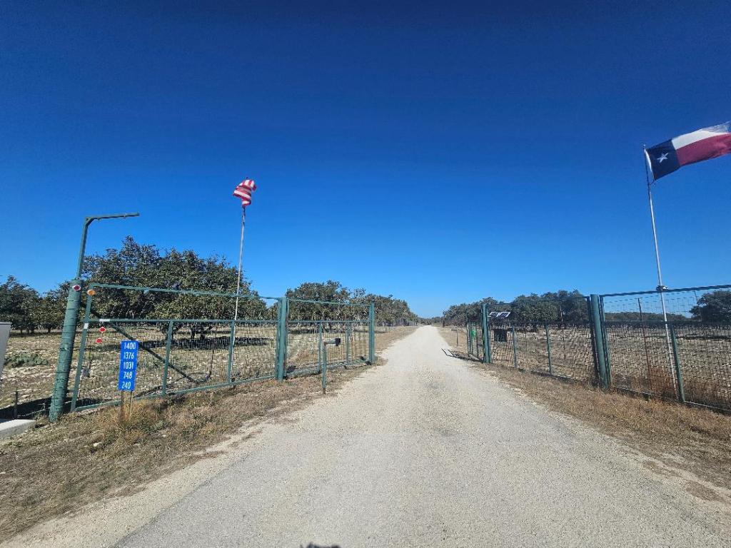 View of street featuring a gate