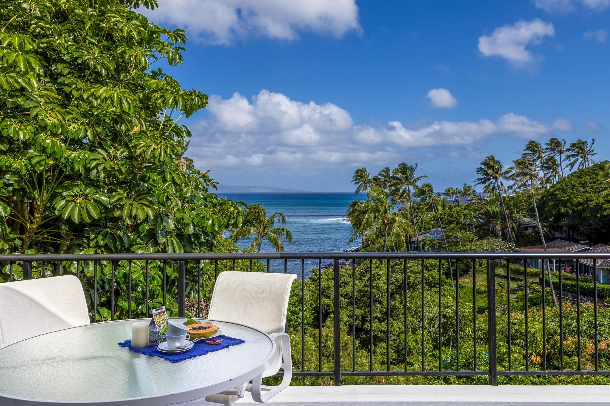 5045 Lower Honoapiilani Road, Unit 9 Lahaina, HI 96761 - Photo 7 of 50 a view of a balcony with lake view