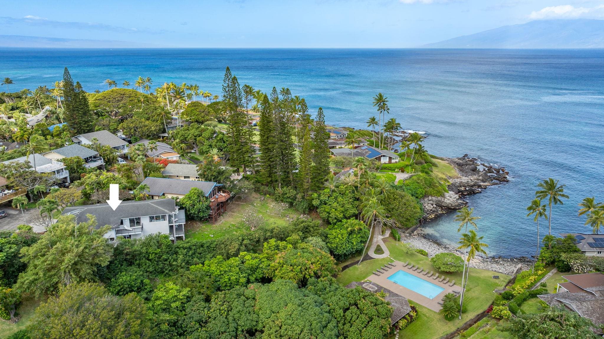 5045 Lower Honoapiilani Road, Unit 9 Lahaina, HI 96761 - Photo 9 of 50 an aerial view of multiple house