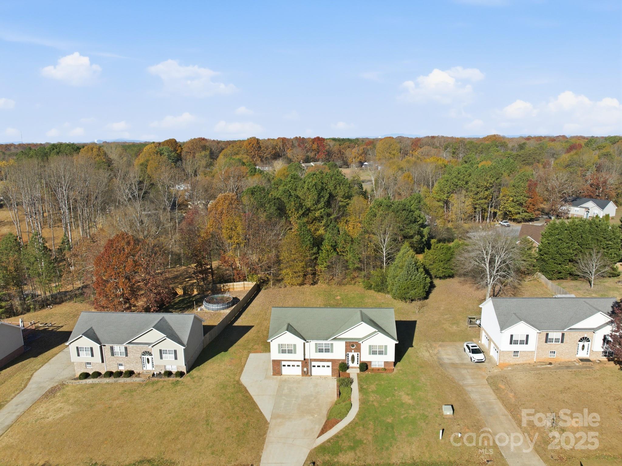 2244 Burris Road Conover, NC 28613 - Photo 34 of 38 an aerial view of a house with a yard