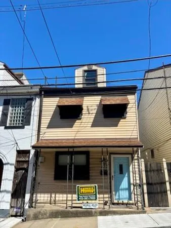 a view of a house with a door