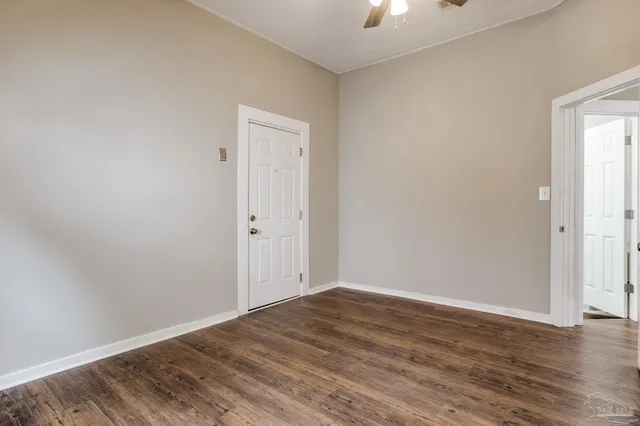 wooden floor in an empty room