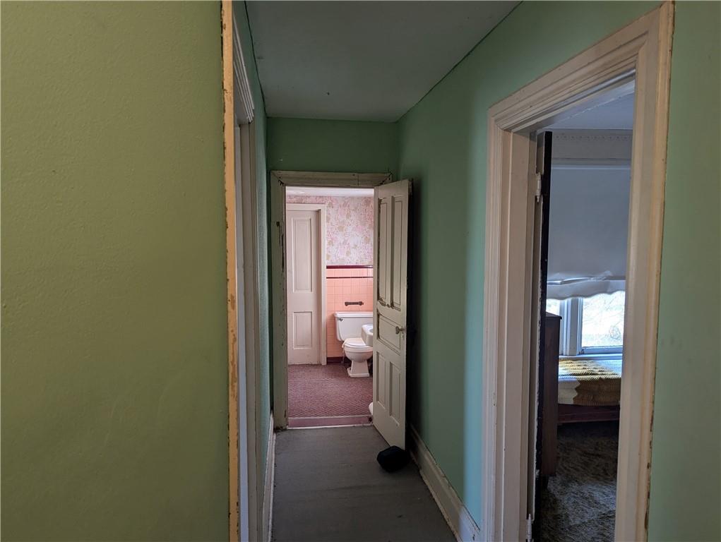 315 Telegraph Road Brownsville, PA 15417 - Photo 8 of 31 a view of a bathroom from a hallway