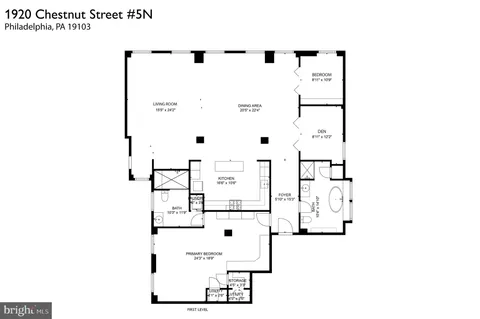 $1,075,000 | 1920 Chestnut Street, Unit 5N, Philadelphia, PA 19103