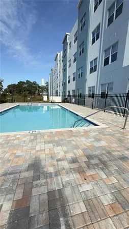 a view of a building with lake view