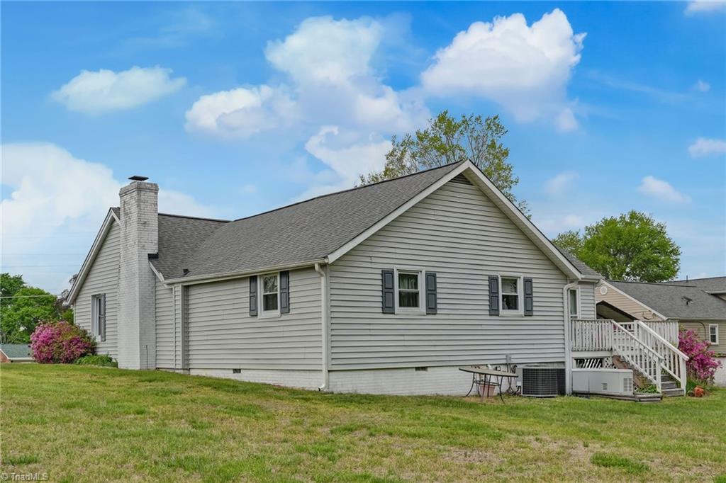911 Wolf Island Road Reidsville, NC 27320 - Photo 23 of 23 back side view with deck