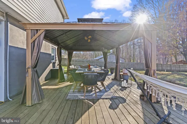 a view of balcony and deck