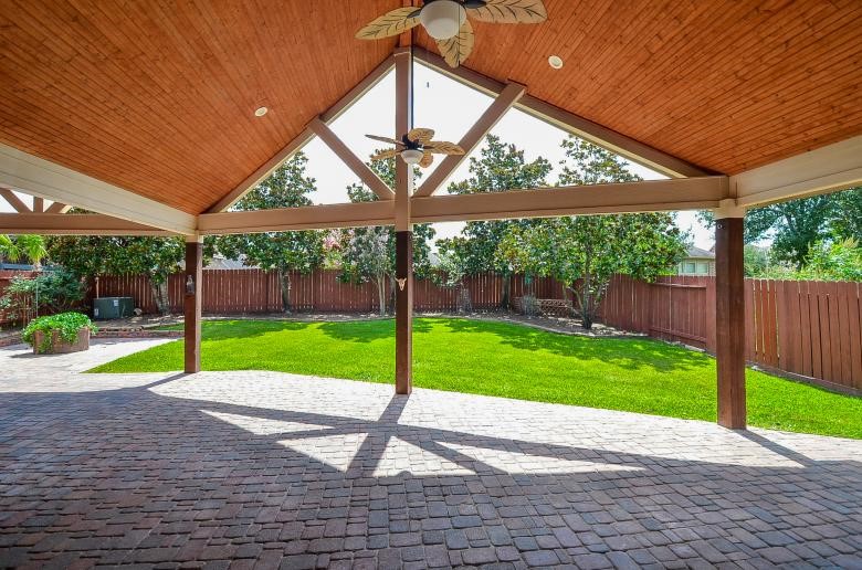 4327 Estes Ridge Lane Katy, TX 77493 - Photo 32 of 37 a view of yard with tree s