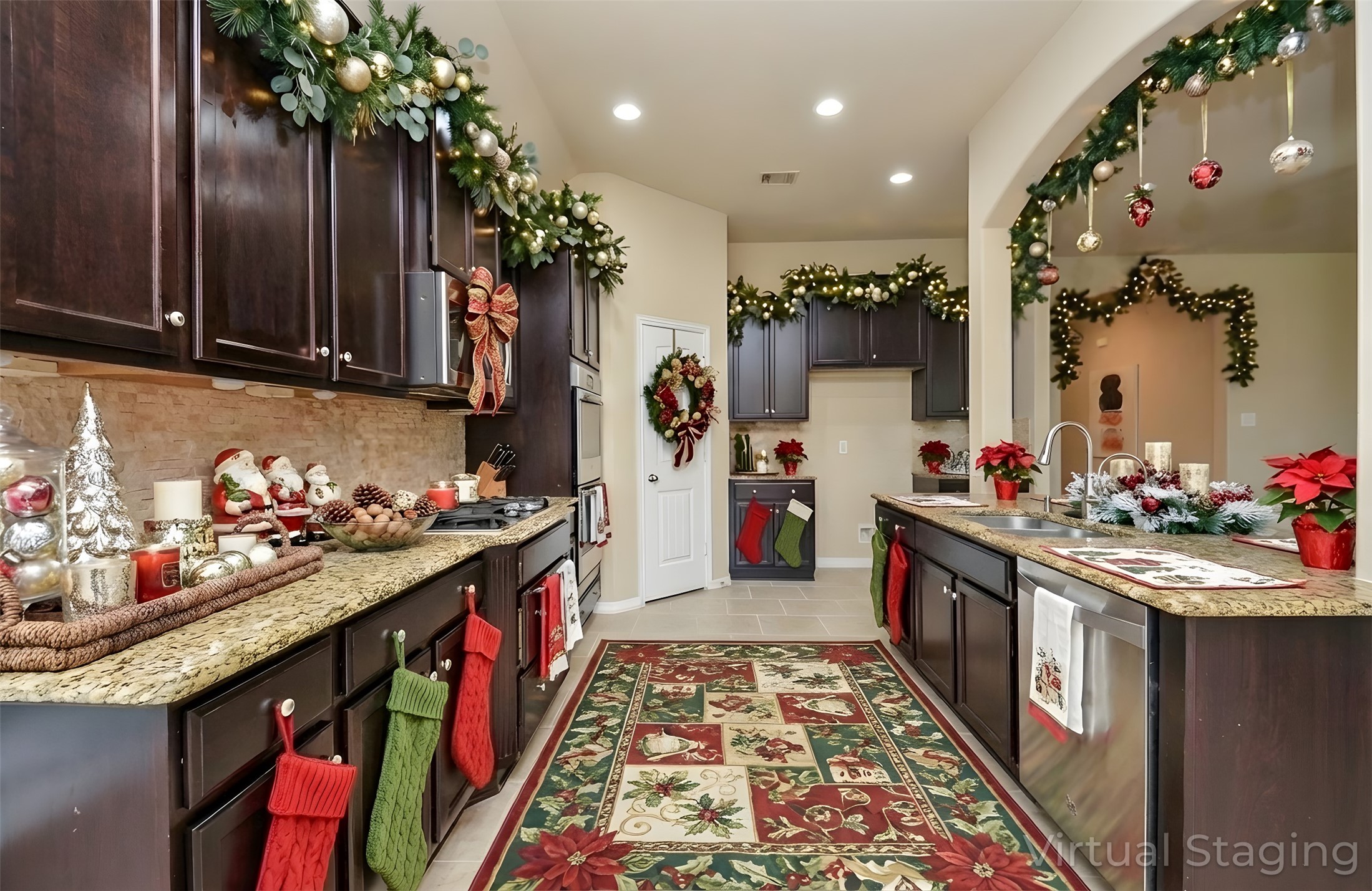 4327 Estes Ridge Lane Katy, TX 77493 - Photo 4 of 37 a kitchen that has a lot of stuff and cabinets