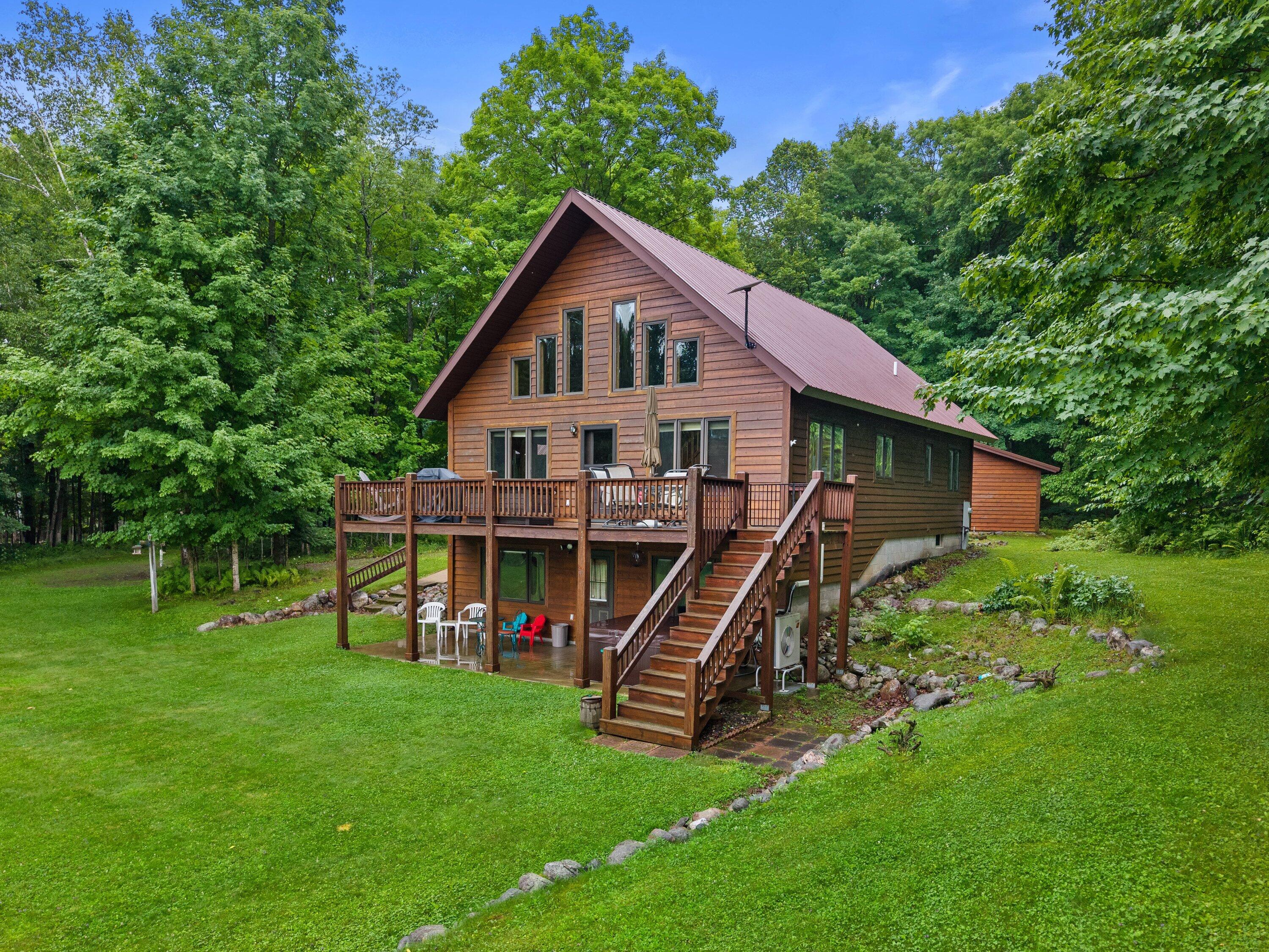 11098 East Halsey Lake Road Long Lake, WI 54542 - Photo 15 of 63 gorgeous deck