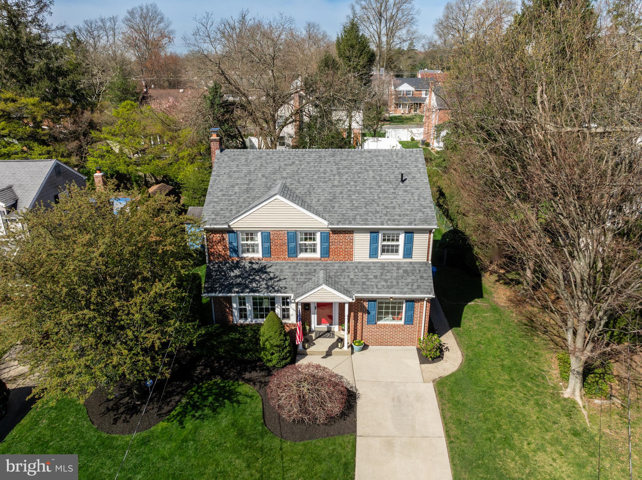 112 Merion Road Cherry Hill, NJ 08002 - Photo 36 of 41 DRONE FROM STREET- 2019 ROOF