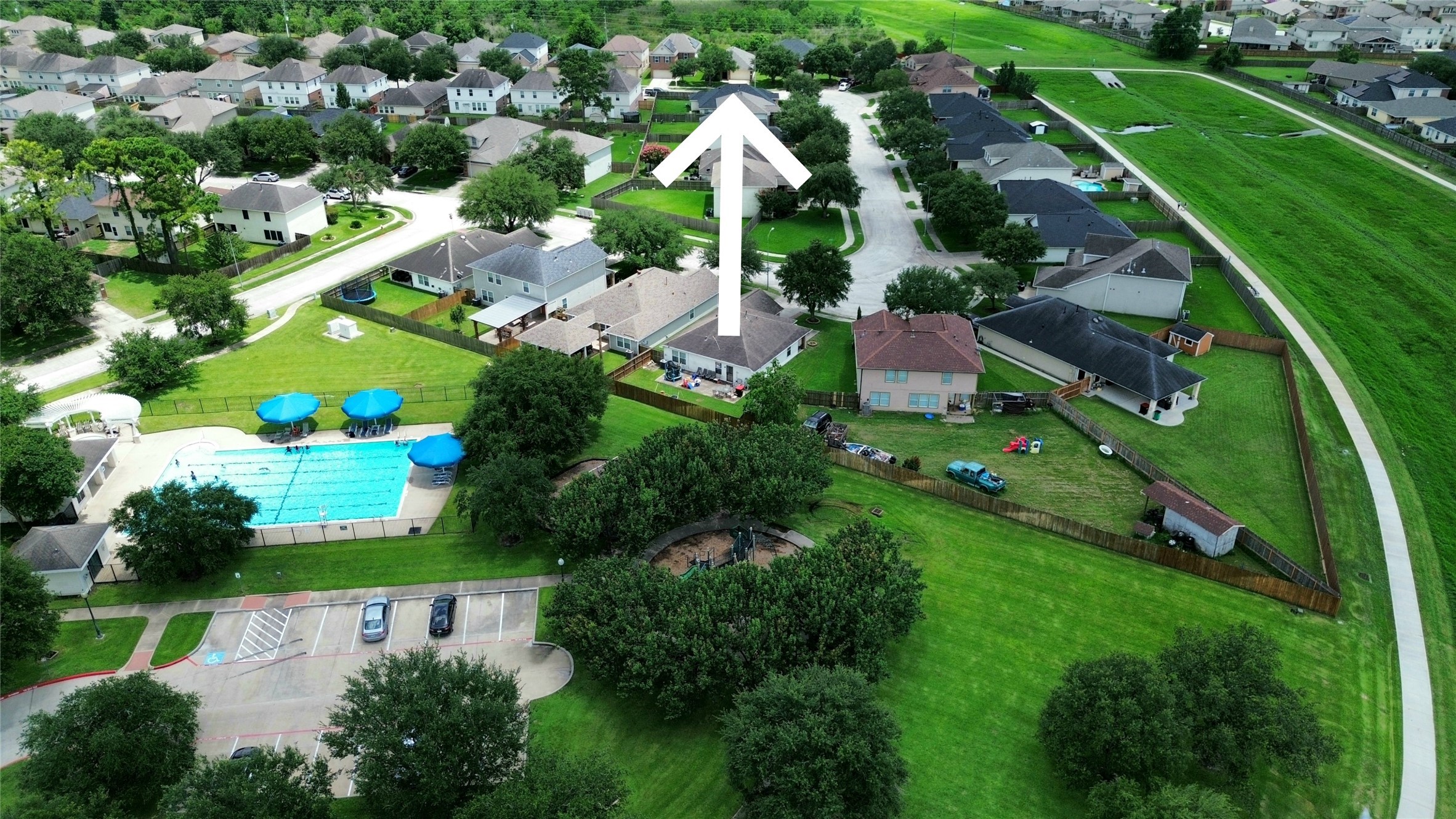 9510 Barr Spring Drive Humble, TX 77396 - Photo 25 of 27 a view of a city