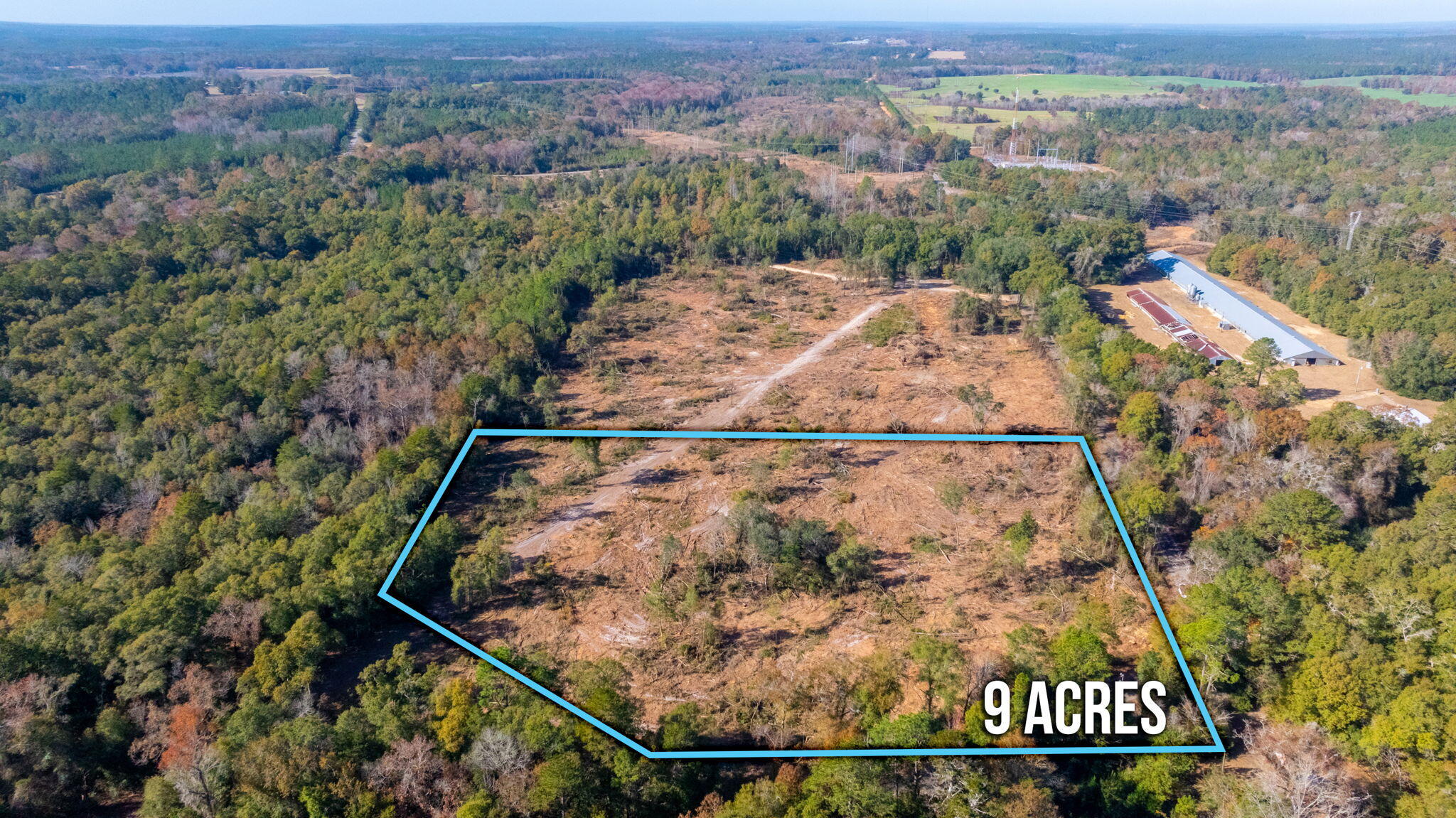 9-acres Cook Road Westville, FL 32464 - Photo 3 of 20 an aerial view of a house