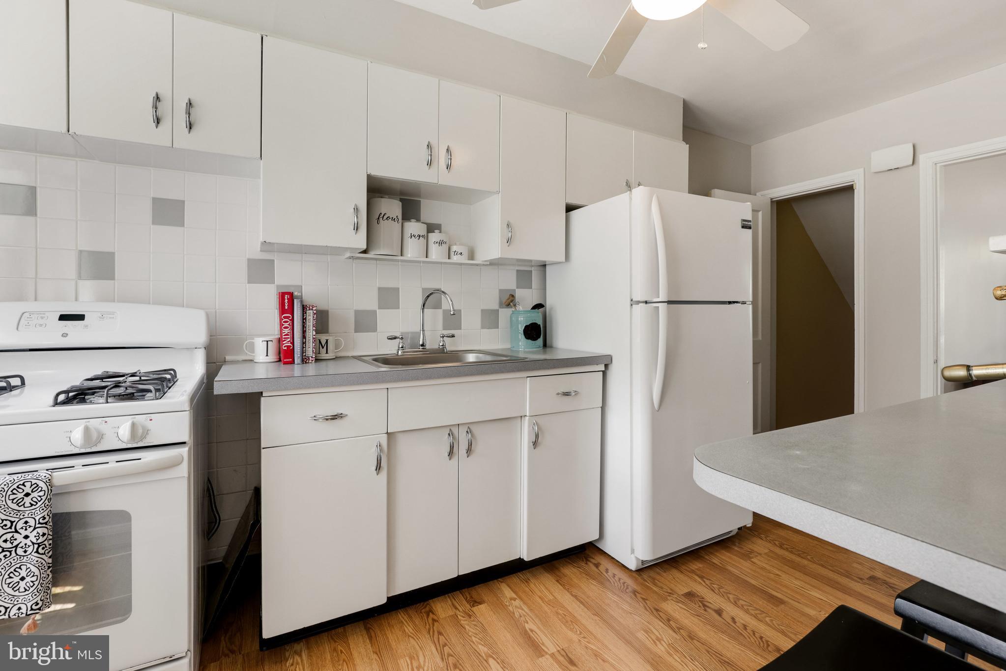 111 Overbrook Road Baltimore, MD 21212 - Photo 15 of 48 White Kitchen - Freshly painted !