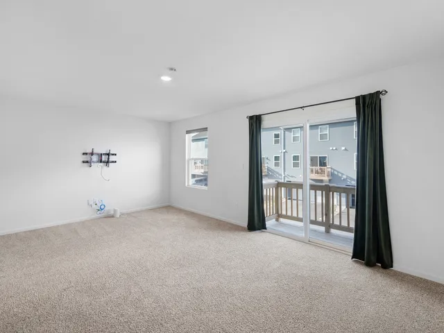 a view of a big room with closet area