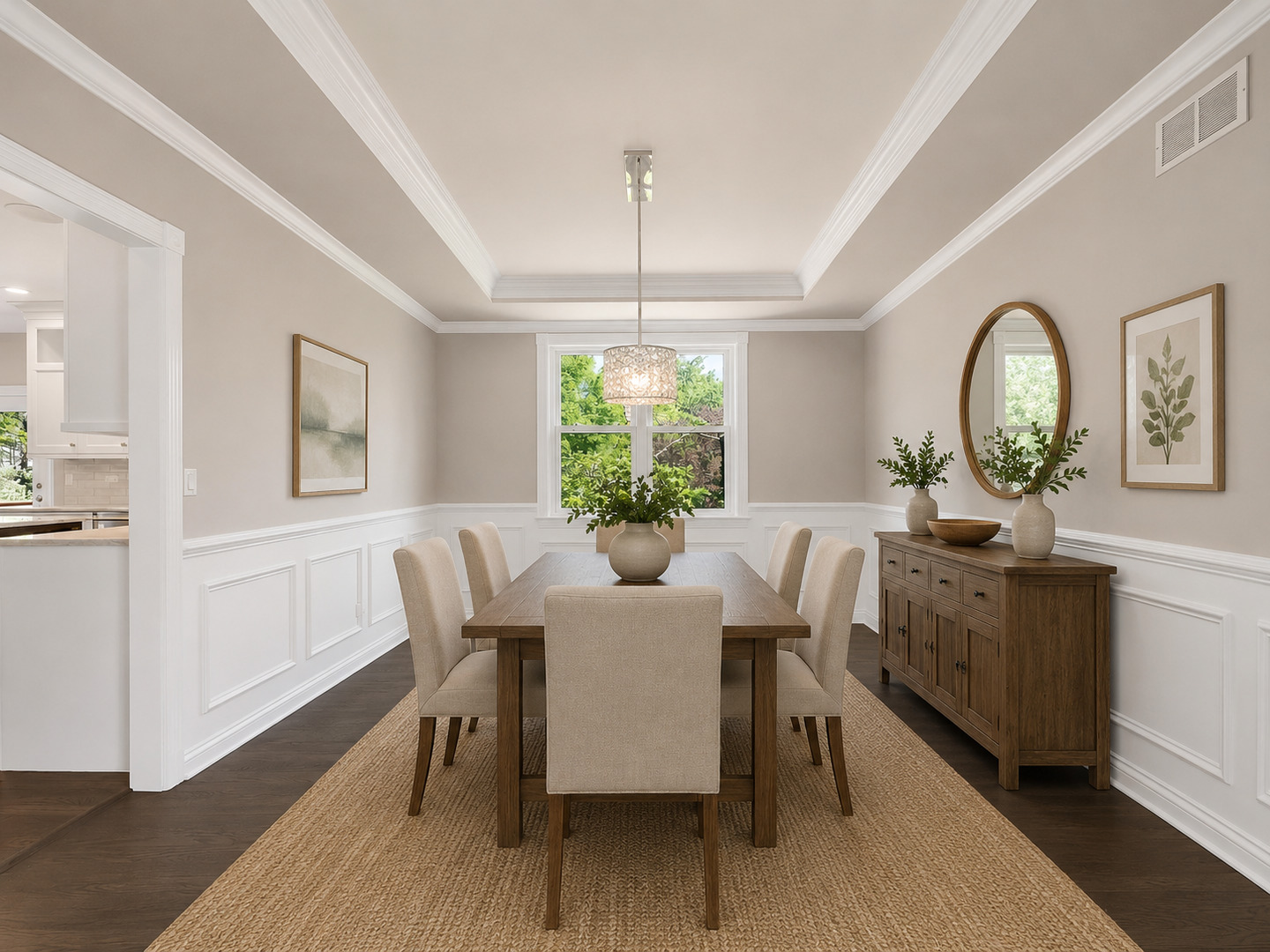 832 Bemis Road Glen Ellyn, IL 60137 - Photo 9 of 62 a dining room with furniture a window and wooden floor
