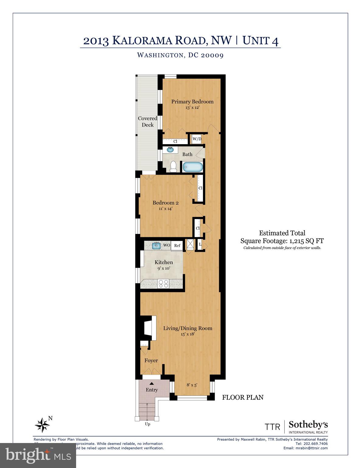 2013 Kalorama Road Northwest, Unit 4 Washington, DC 20009 - Photo 25 of 25 Floor plan