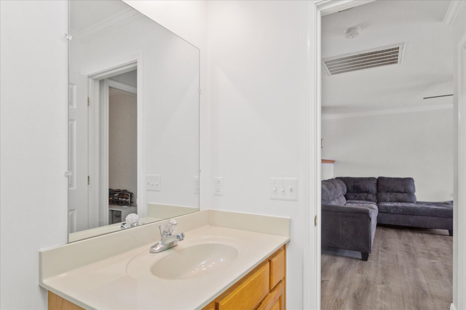 351 Rippy Ridge Road Normandy, TN 37360 - Photo 27 of 45 a bathroom with a sink and a mirror