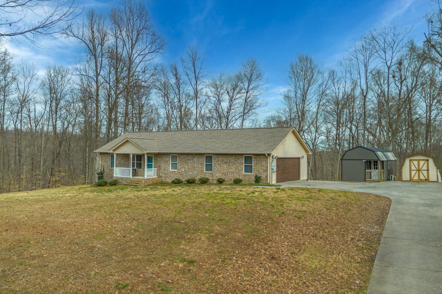 351 Rippy Ridge Road Normandy, TN 37360 - Photo 37 of 45 front view of a house with a yard