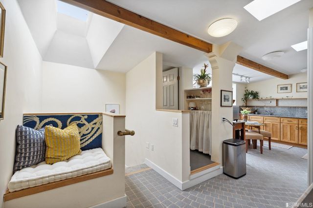 a room with storage and utility