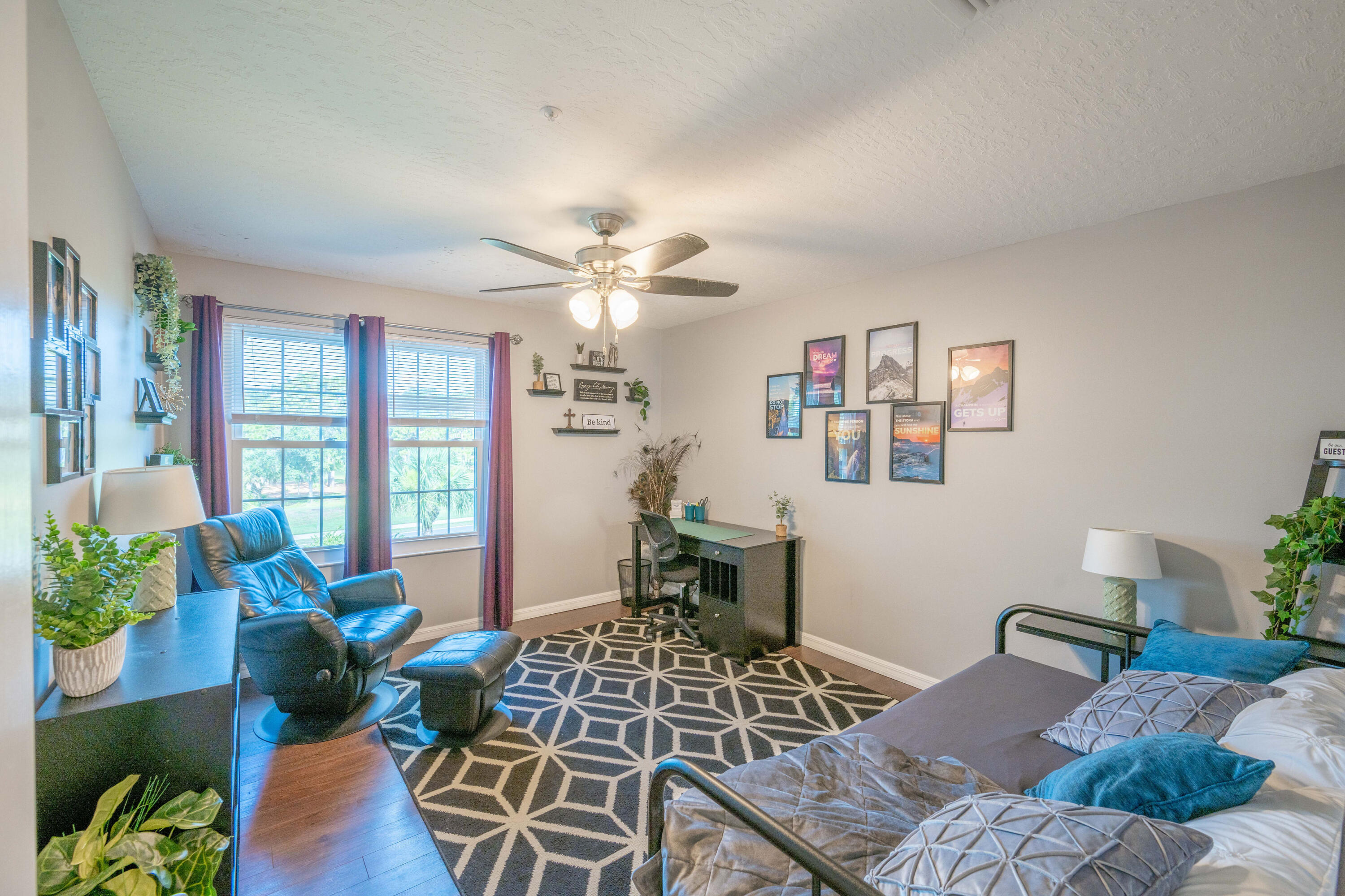 7667 North Wickham Road, Unit 1518 Melbourne, FL 32940 - Photo 9 of 32 a living room with furniture and wooden floor
