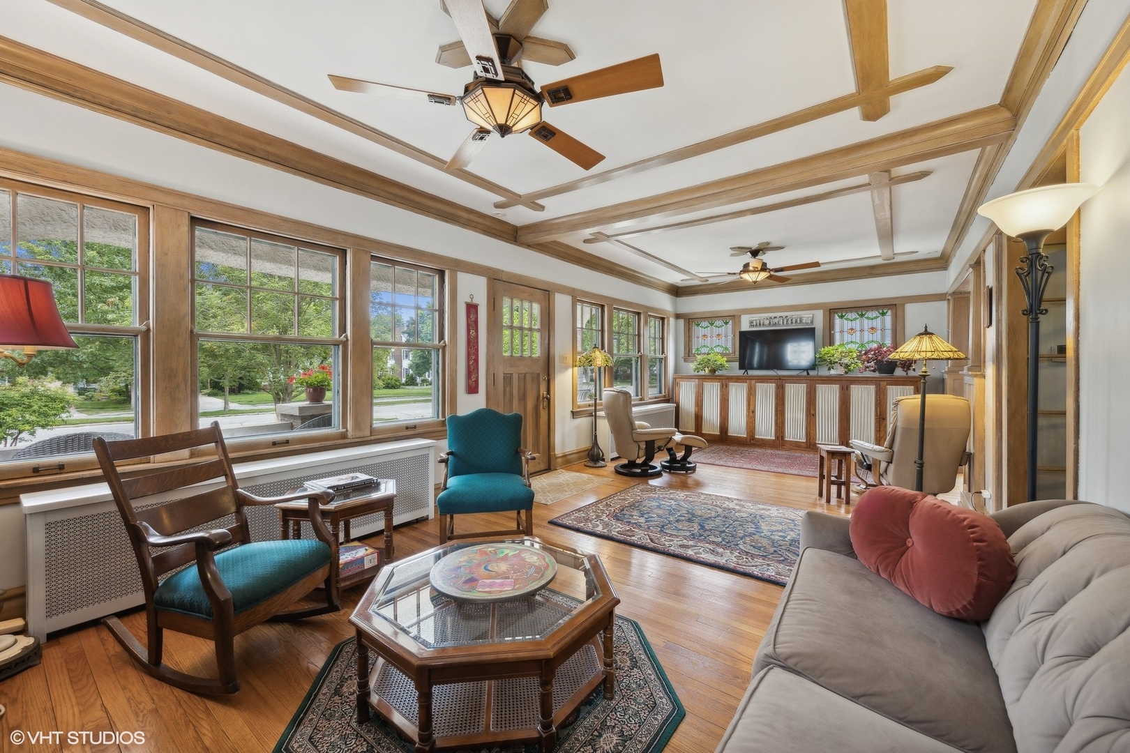 208 Woodside Road Riverside, IL 60546 - Photo 5 of 37 a living room with furniture and a large window