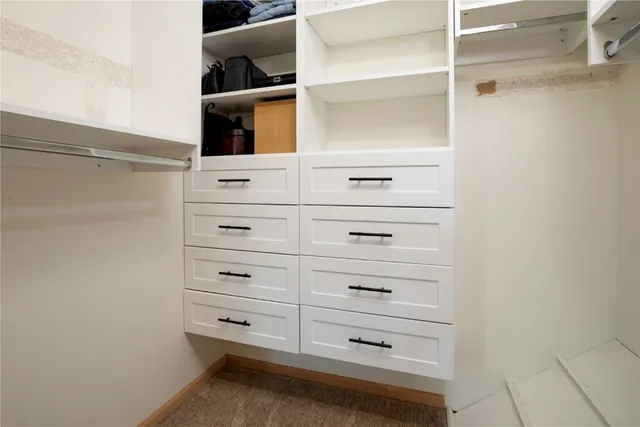 a close view of dresser