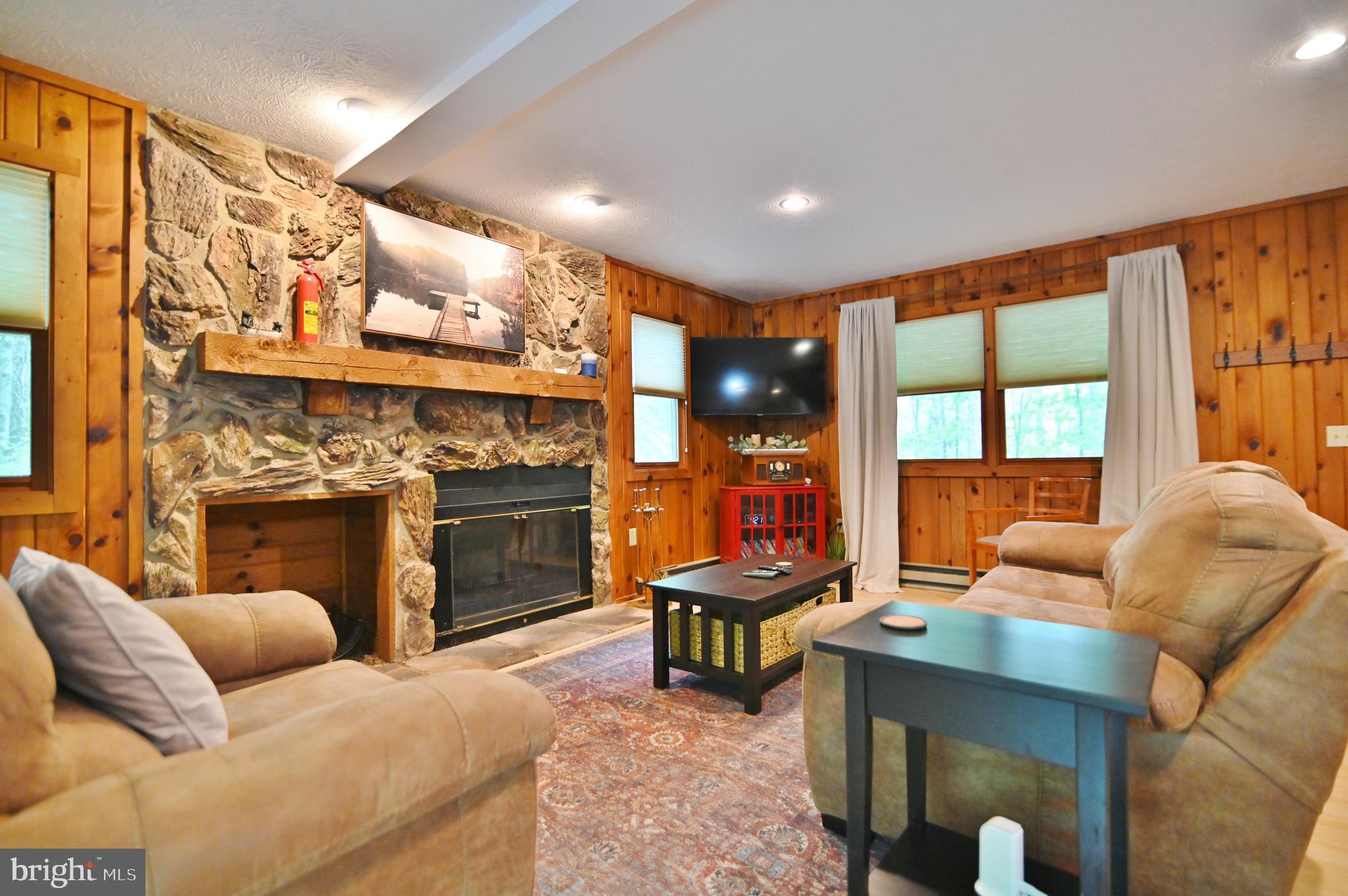 55 Morrie Drive Basye, VA 22810 - Photo 12 of 44 Stone fireplace