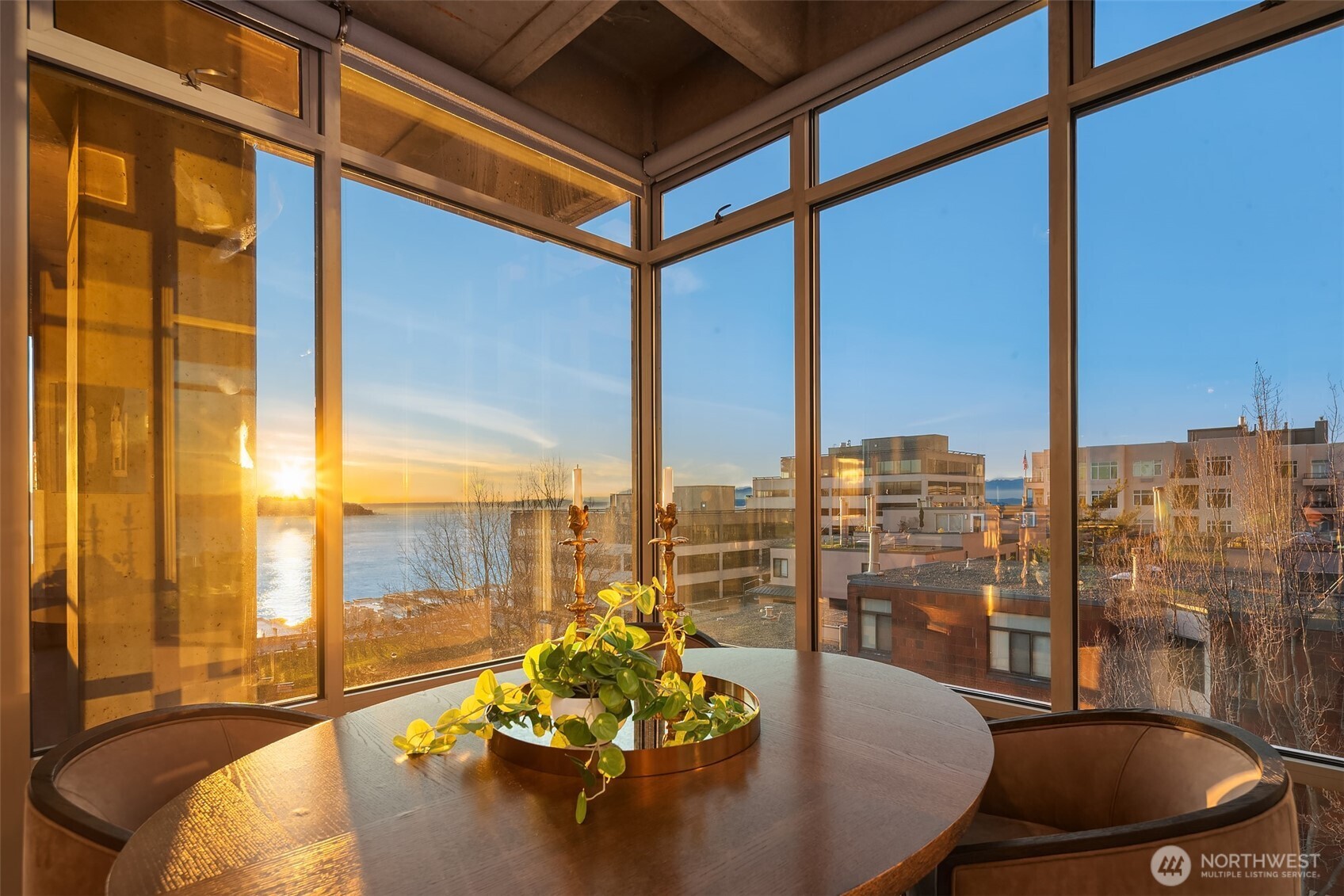 87 Virginia Street, Unit 8 Seattle, WA 98101 - Photo 17 of 34 a view of a living room with a floor to ceiling window and floor to ceiling window